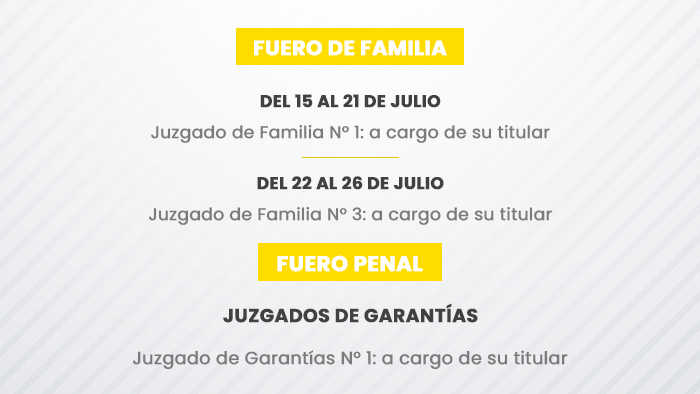 Feria Judicial