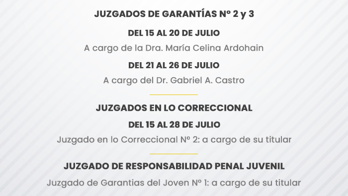 Feria Judicial
